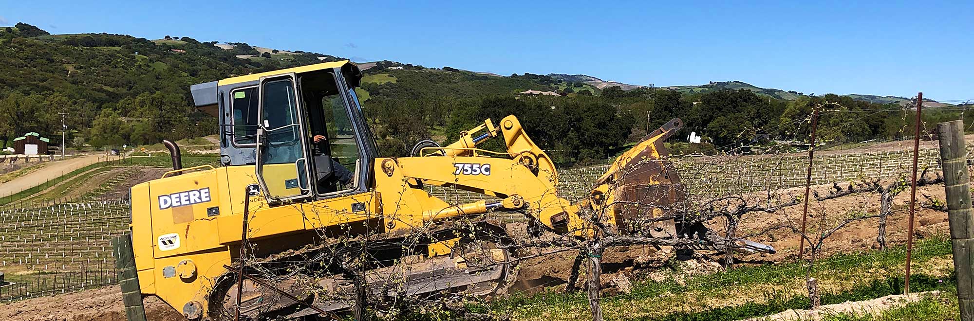 Vineyard Removal | Paso Robles, San Luis Obispo, Santa Ynez, Santa Barbara and more